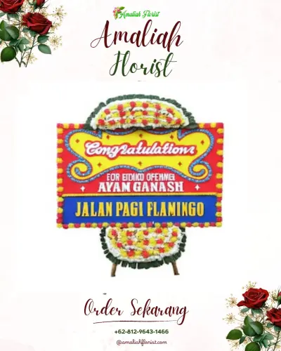 Bunga Papan Congratulation di Tlajung Udik